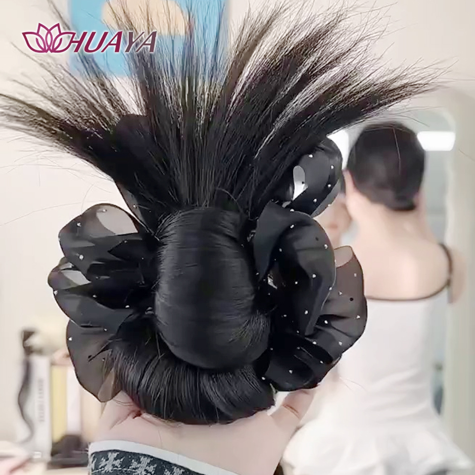 Synthetic Claw Clip Ponytail E - Claw Clip Messy Bun Hair Piece ulasan dan harga