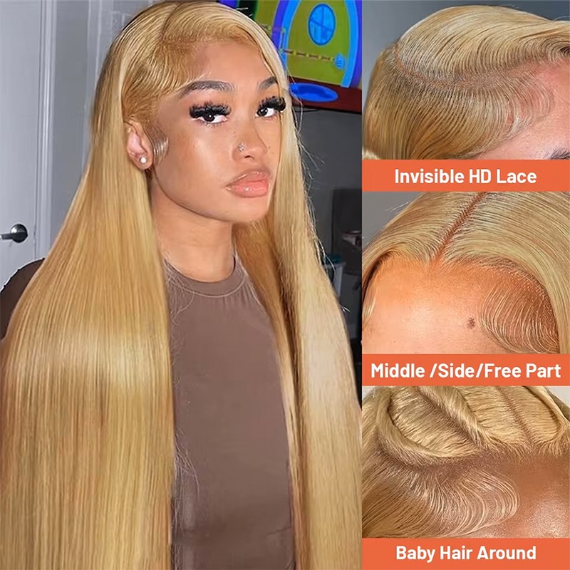 36 Inch 180-220% Density Strai - Lace Front Wigs ulasan dan harga
