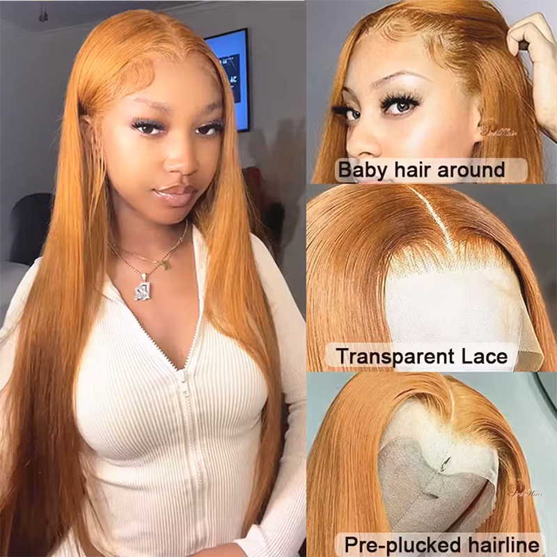 36 Inch 180-220% Density Strai - Lace Front Wigs ulasan dan harga