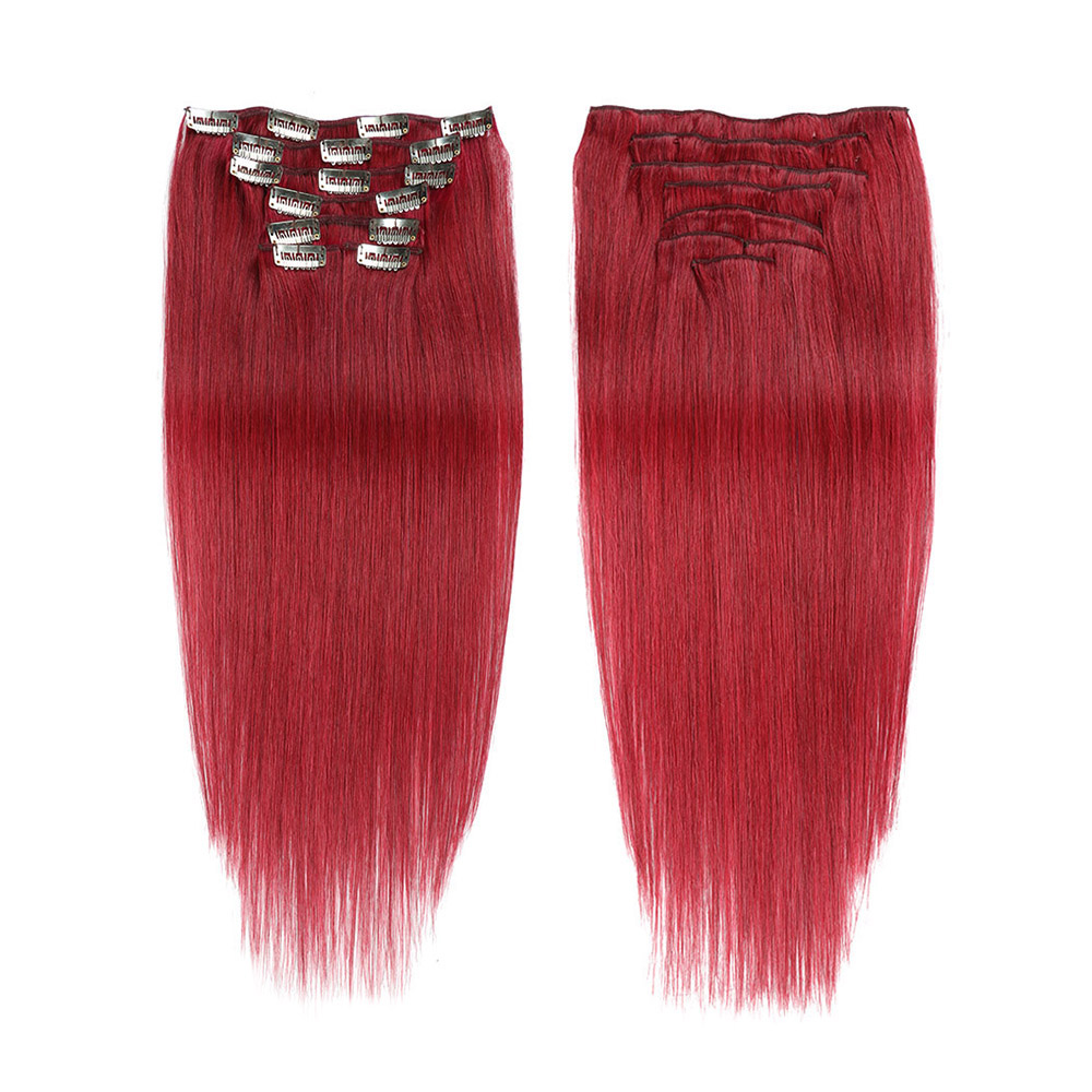 Clip In Hair Extensions Real H - Seamless Clip In Hair Extensions Human Hair ulasan dan harga