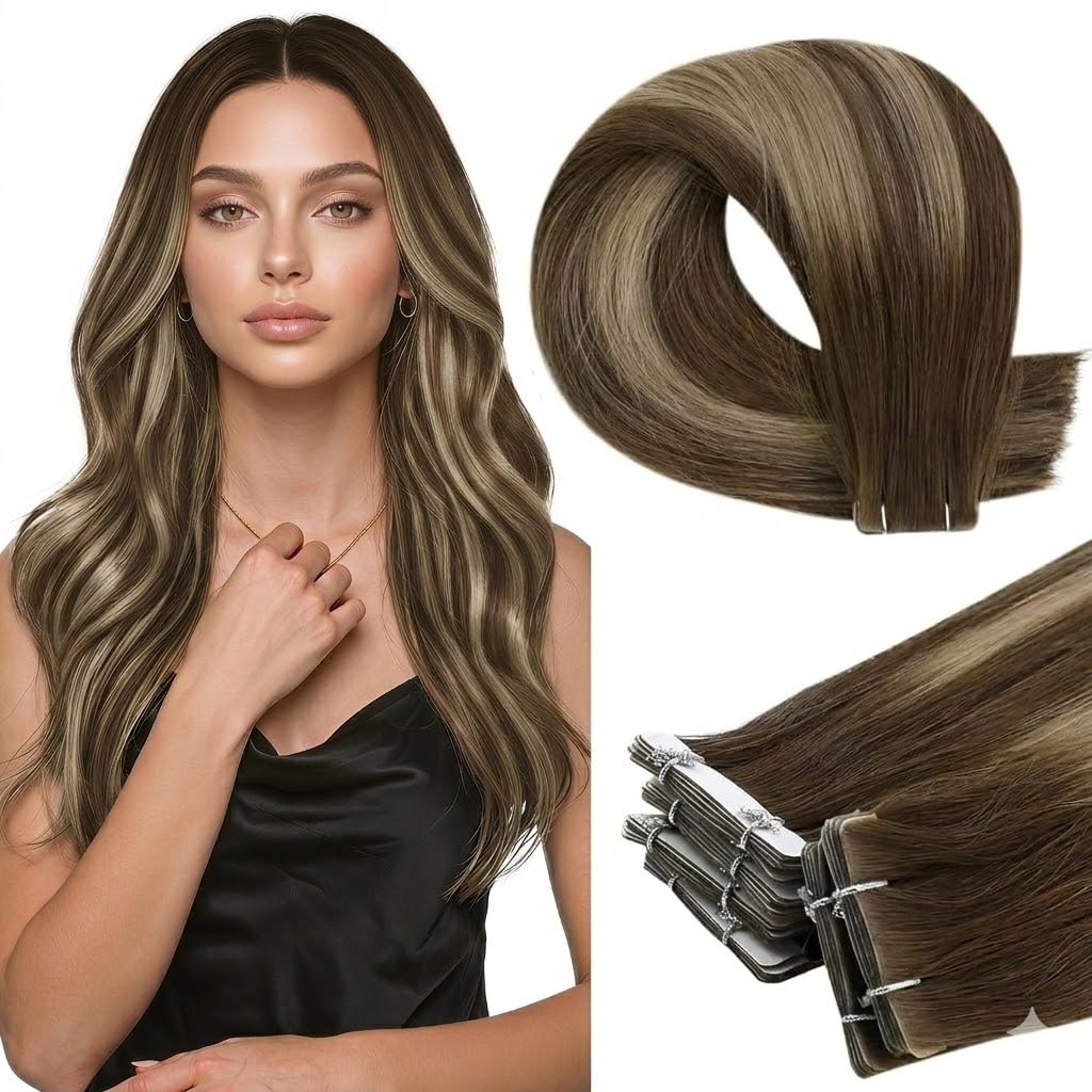 Full Shine Virgin Injection Ta - Invisible Tape In Extensions Real Hair ulasan dan harga