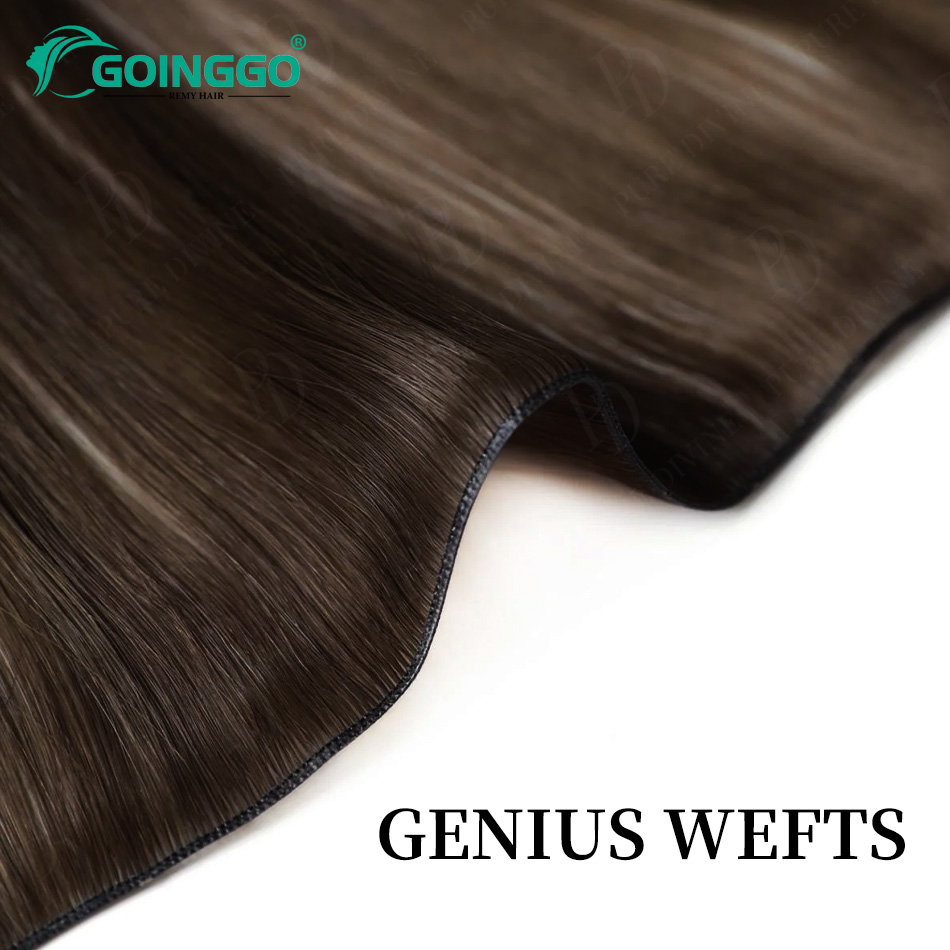 Ready to Ship Genius Weft Stra - Invisible Tape In Extensions Real Hair ulasan dan harga