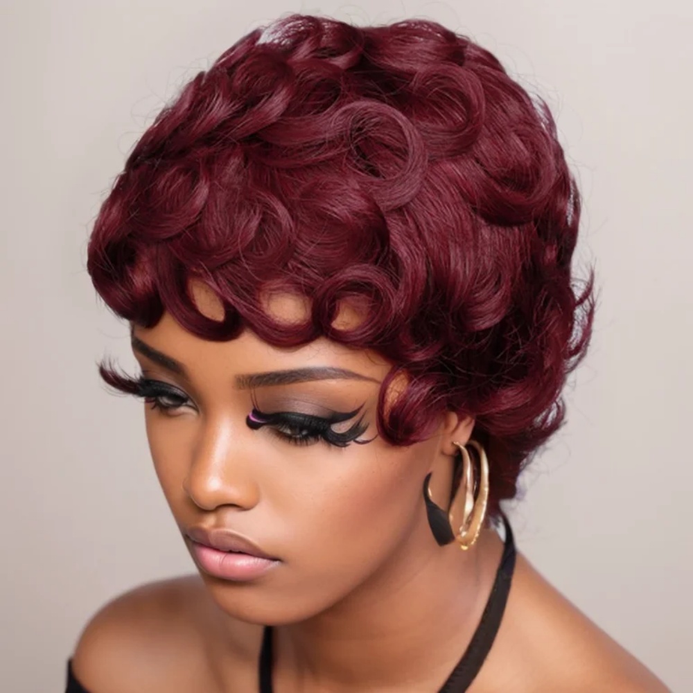 99J Pixie Cut Wig Human Hair S - Short Pixie Cut Wig Human Hair Cheap ulasan dan harga