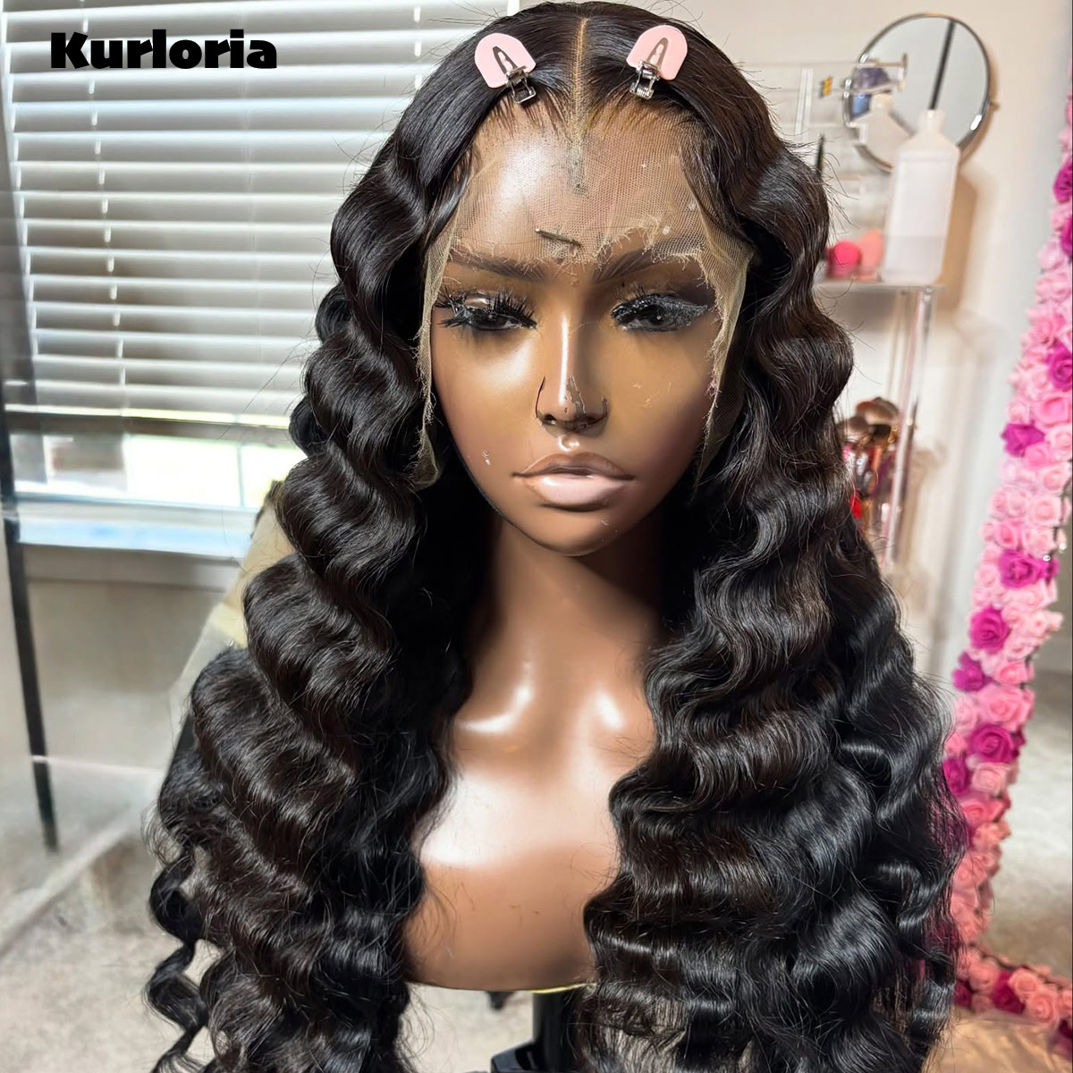 450 Density Deep Wave Wig 13x4 - Glueless Wear And Go Human Hair Wig ulasan dan harga